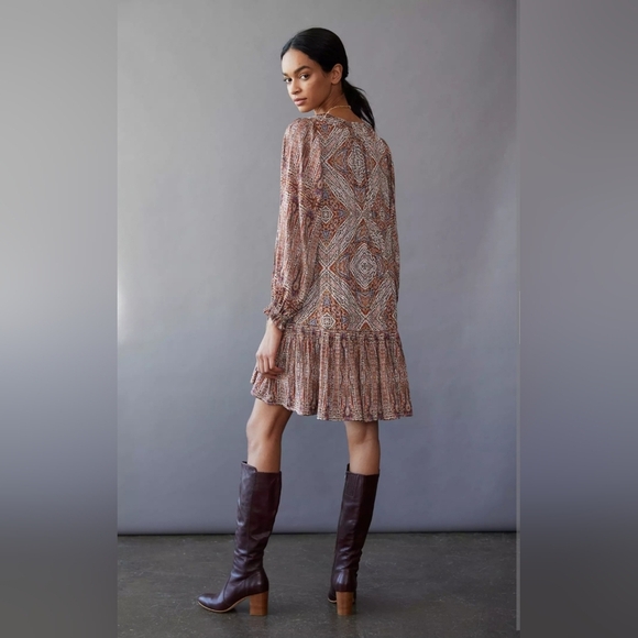 Anthropologie Sabia Flounced Tunic Dress - Picture 3 of 13